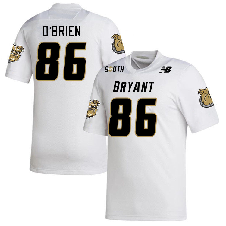 Men-Youth #86 Jimmy O'Brien Bryant Bulldogs 2023 College Football Jerseys Stitched-White